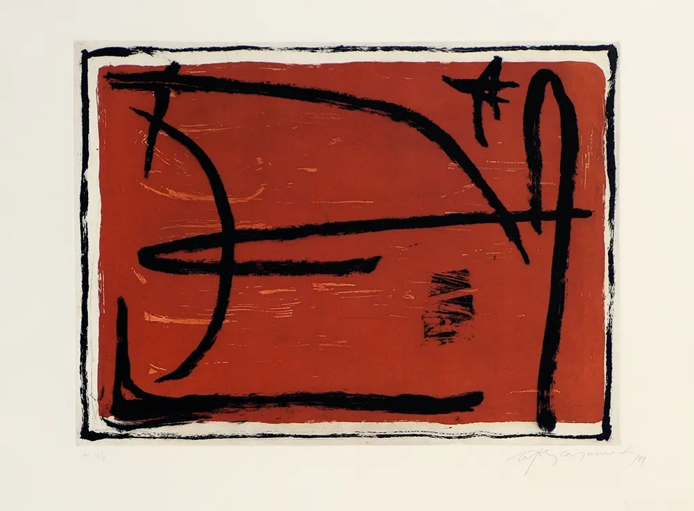 彫版 Ràfols Casamada - Los elementos I. Fuego