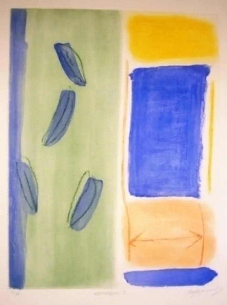 エッチングと　アクチアント Ràfols Casamada - Mediterraneo I 