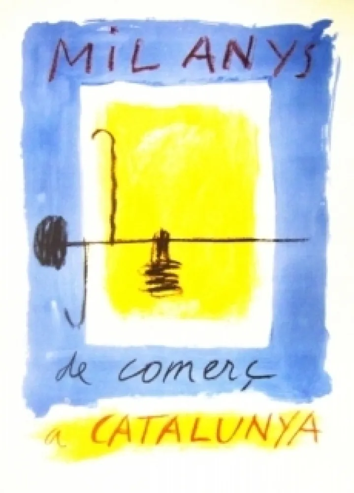 リトグラフ Ràfols Casamada - Mil Anys de comerc a CATALUNYA 