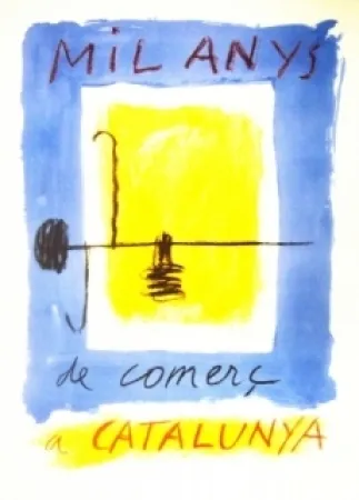 リトグラフ Ràfols Casamada - Mil Anys de comerc a CATALUNYA 