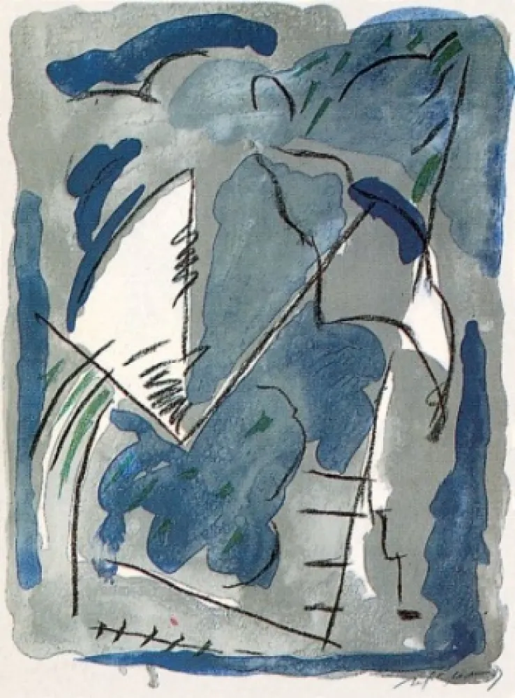 リトグラフ Ràfols Casamada - Parc-1	