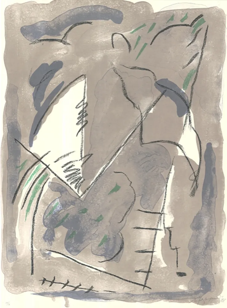 リトグラフ Ràfols Casamada - Parc-1