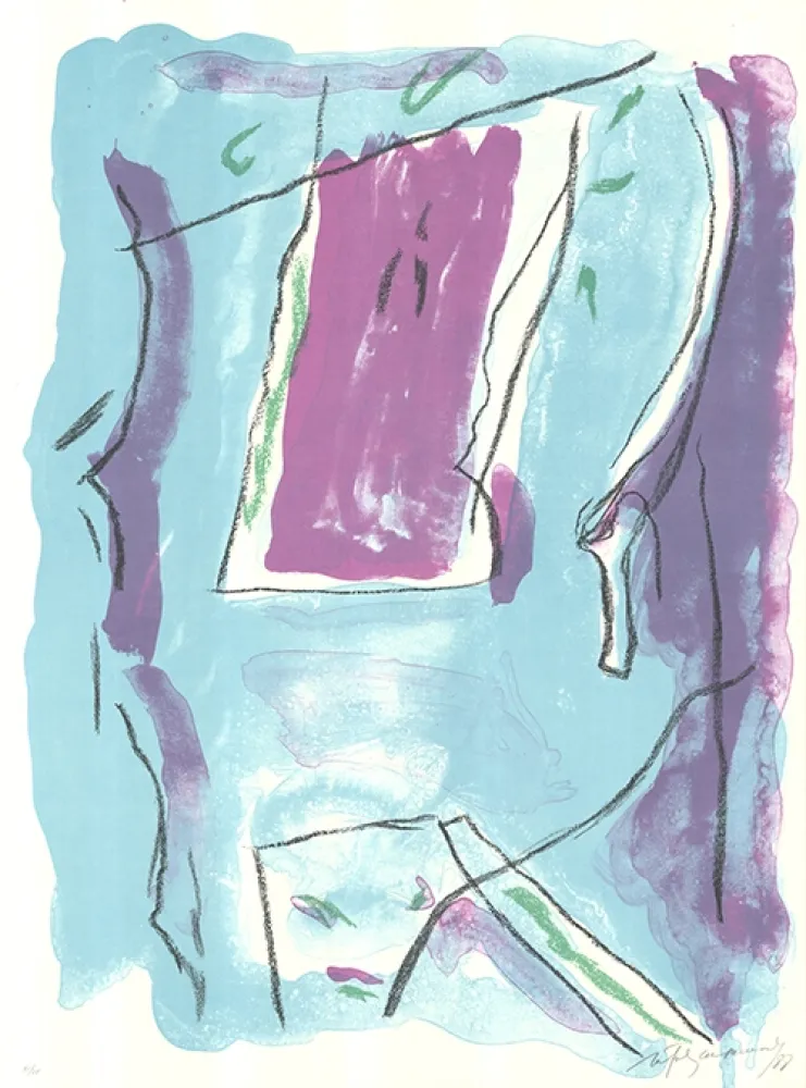 リトグラフ Ràfols Casamada - Parc-4