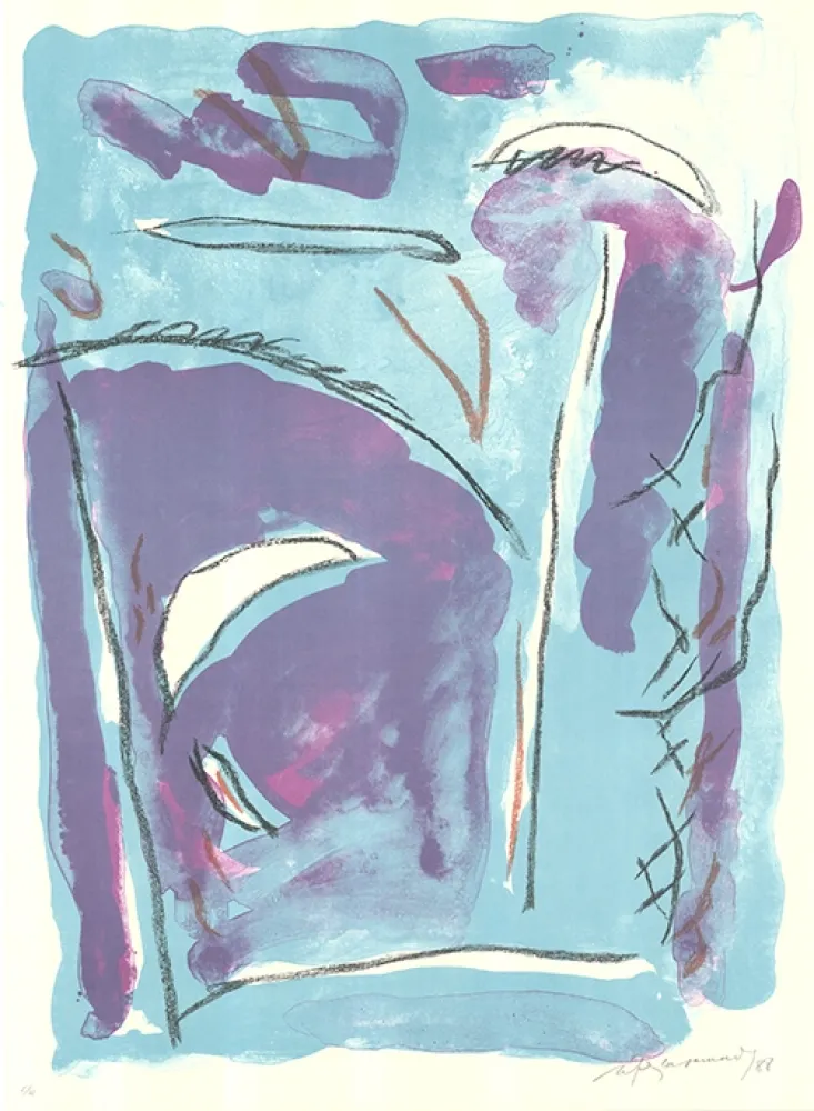 リトグラフ Ràfols Casamada - Parc-5