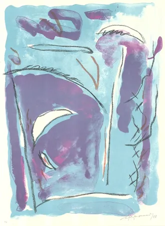 リトグラフ Ràfols Casamada - Parc-5