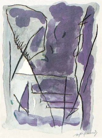 リトグラフ Ràfols Casamada - Parc-6	