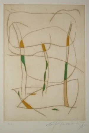 エッチングと　アクチアント Ràfols Casamada - Sans titre 15