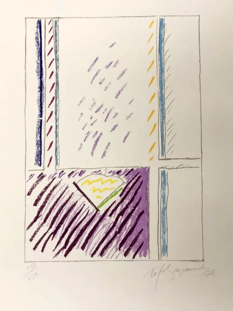 シルクスクリーン Ràfols Casamada - Sense Titól