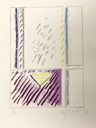 シルクスクリーン Ràfols Casamada - Sense Titól