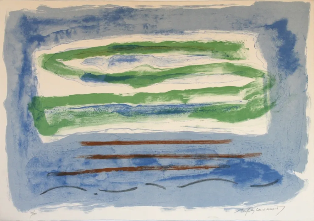 リトグラフ Ràfols Casamada - Sin título