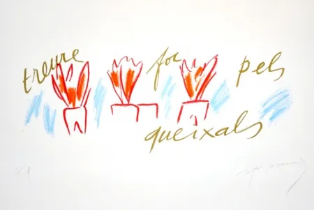 リノリウム彫版 Ràfols Casamada - Treure Foc Pels Queixals