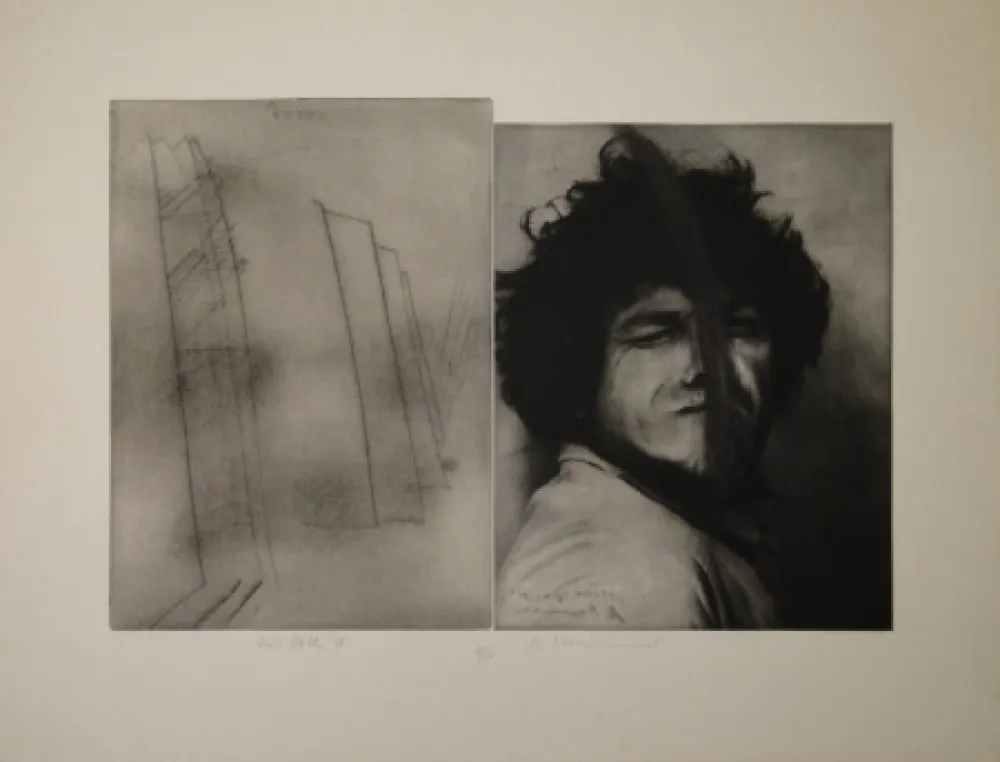 彫版 Rainer - Doppelporträt oder Stirnspalt 