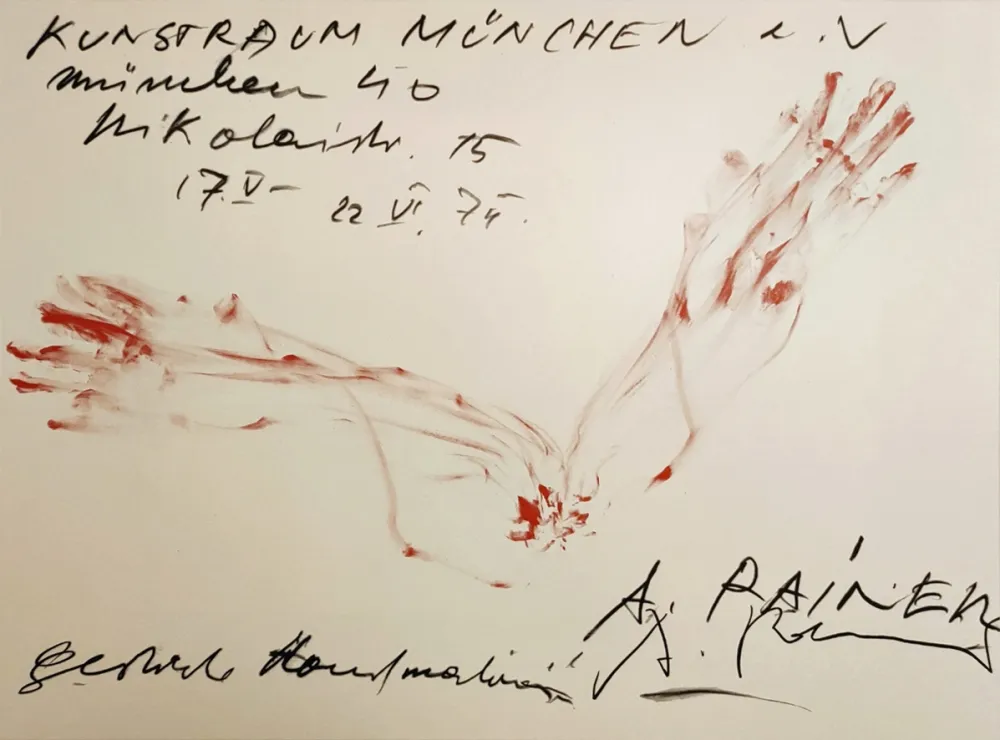 オフセット Rainer - Kunstraum München, 1974. 