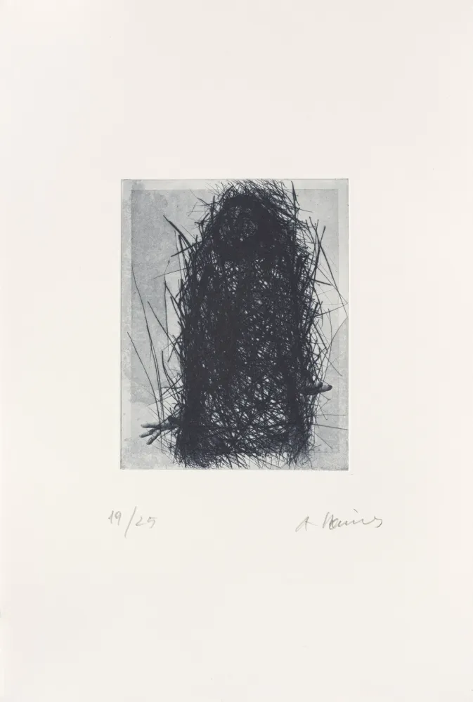 彫版 Rainer - Überdeckte Selbstdarstellung (Körperpose)