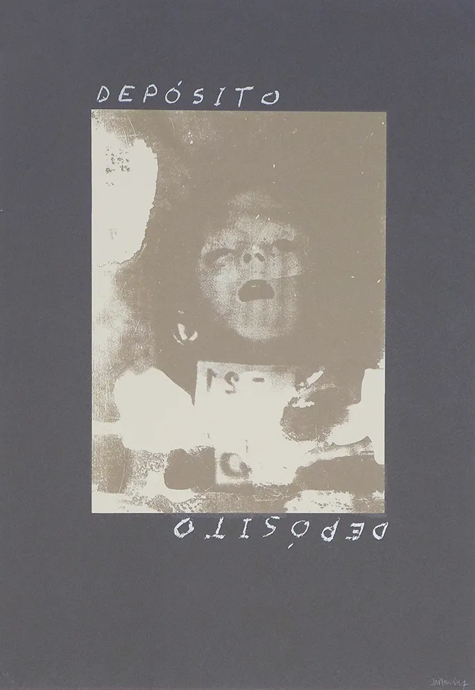 シルクスクリーン Ramírez Suass - Depósito