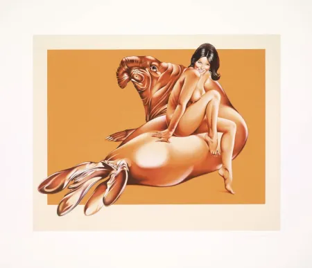 リトグラフ Ramos - Elephant Seal