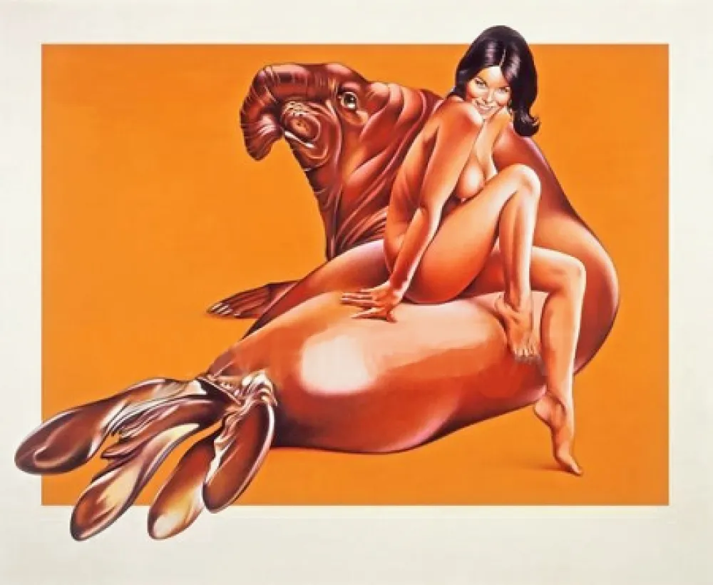 リトグラフ Ramos - Elephant Seal