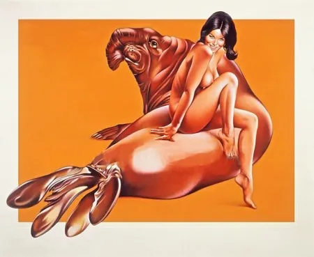 リトグラフ Ramos - Elephant Seal