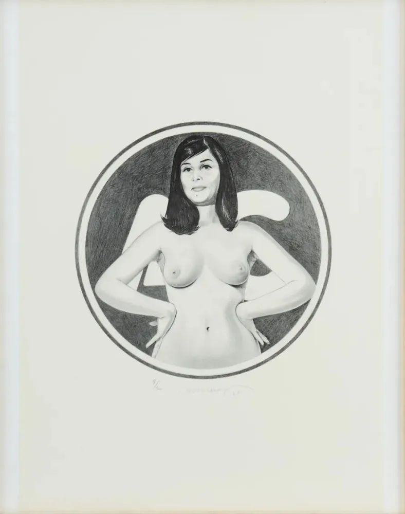 リトグラフ Ramos - Kvinna