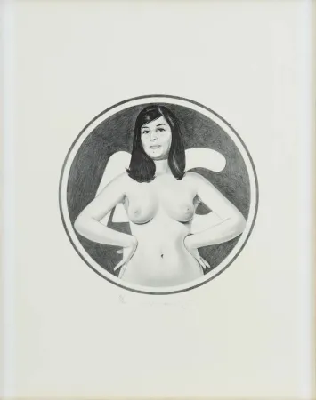 リトグラフ Ramos - Kvinna