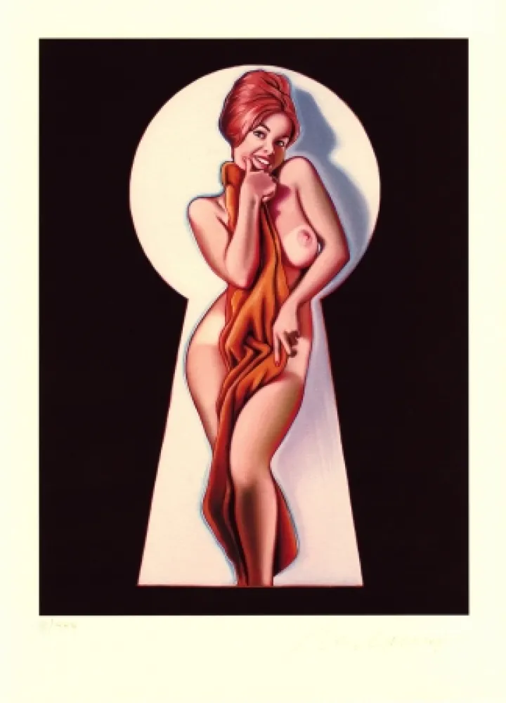 デジタル版画 Ramos - Peek-a-Boo (the towel)