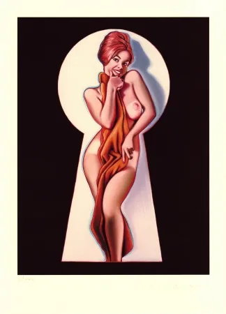 デジタル版画 Ramos - Peek-a-Boo (the towel)