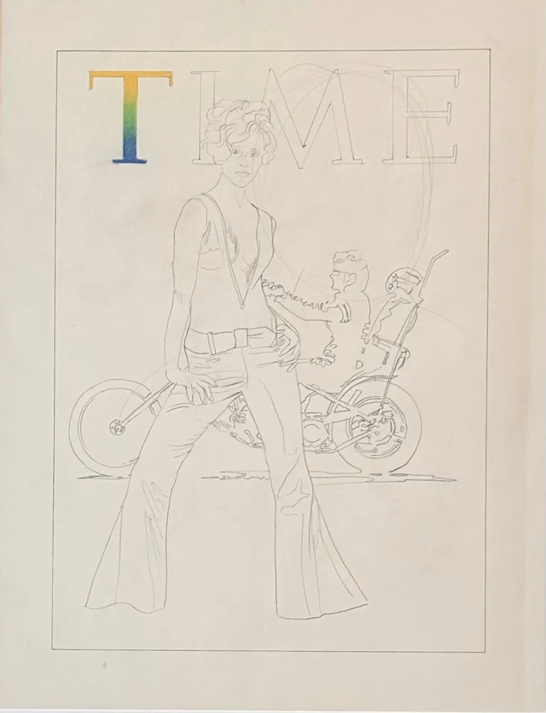 多数の Ramos - Study for Fonda: Sketch #1 (TIME)