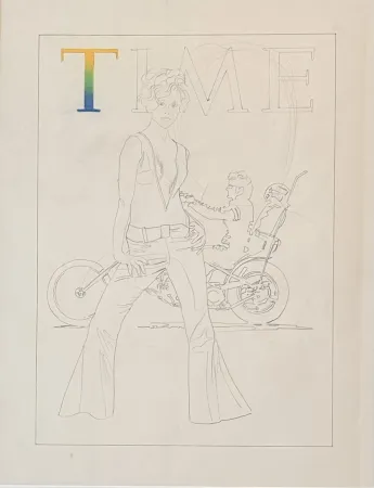 多数の Ramos - Study for Fonda: Sketch #1 (TIME)