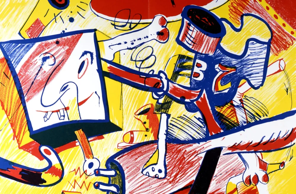 リトグラフ Rancillac - Composition, 1964