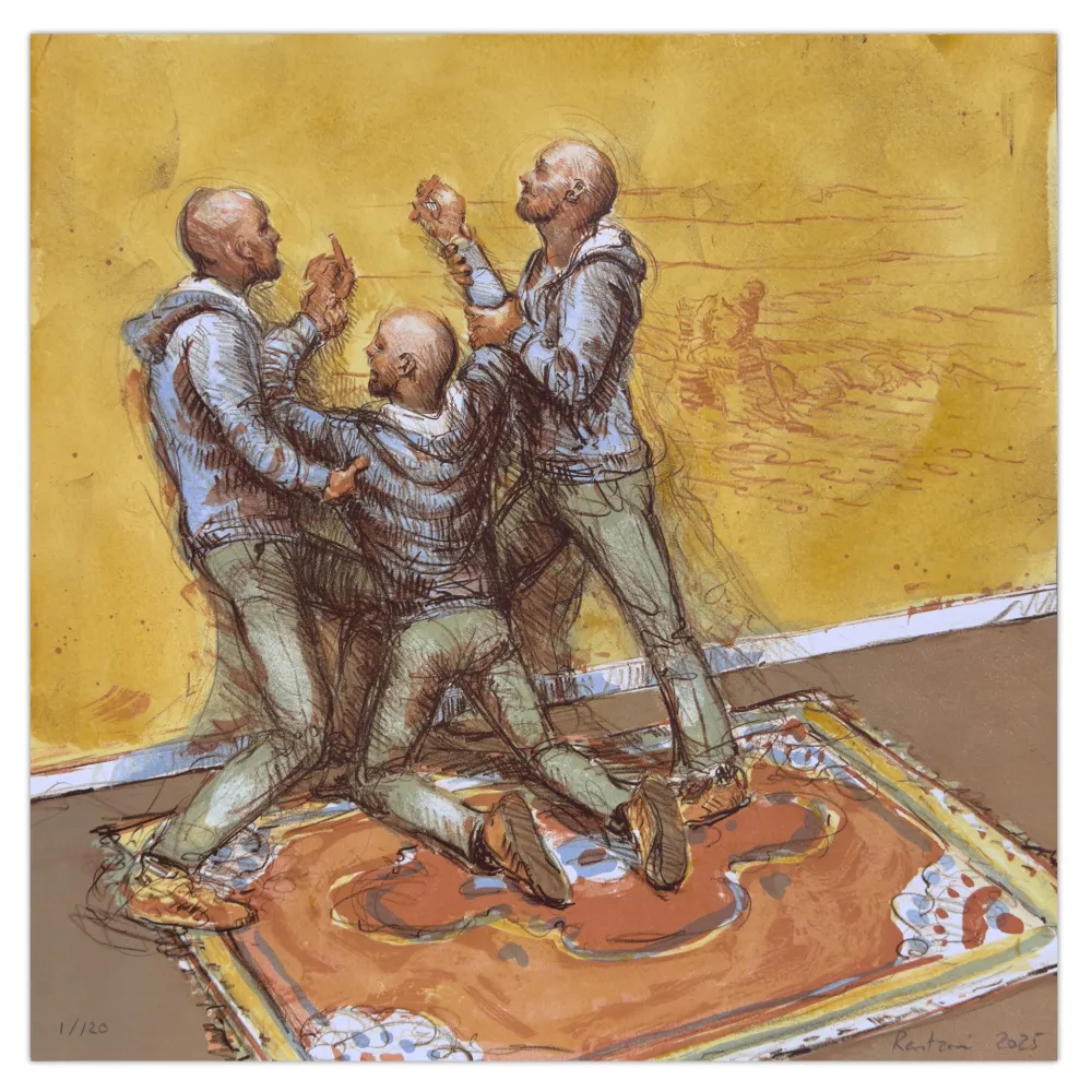 リトグラフ Rantzau - Selvsuggererende 3