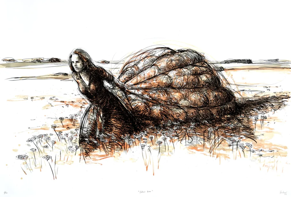 リトグラフ Rantzau - The demand of the time