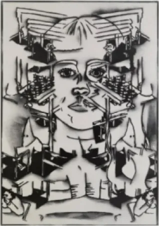 リトグラフ Ratcliff - No wonder nobody will play with you if you insist on being white all the time 