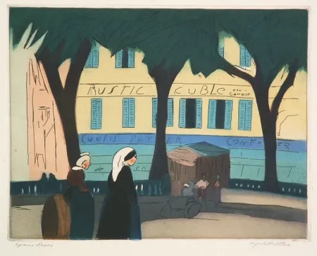 彫版 Rathbone - Marche de Nice