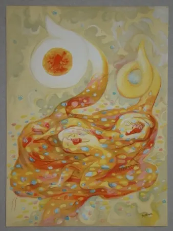 リトグラフ Rattner - L'automne