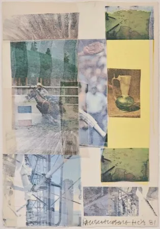 シルクスクリーン Rauschenberg - Arcanum IV