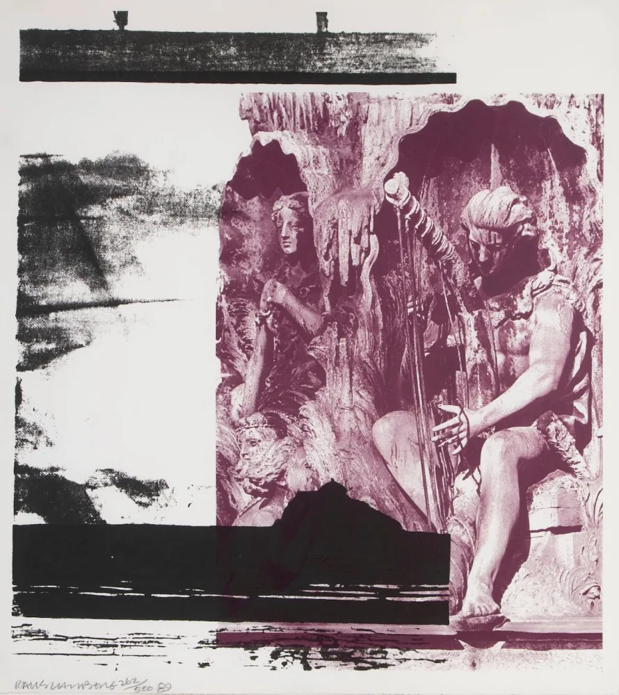 リトグラフ Rauschenberg - Broken Harp