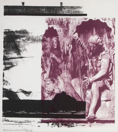 リトグラフ Rauschenberg - Broken Harp