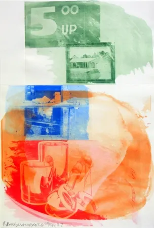沈み彫り Rauschenberg - Collateral, from Ground Rules