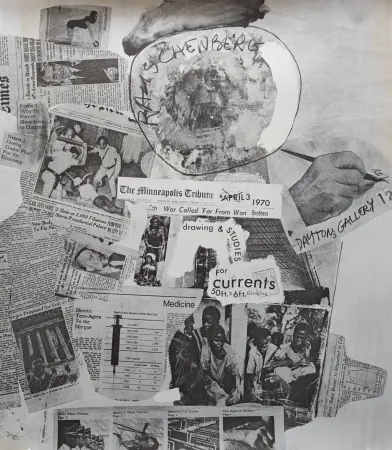 リトグラフ Rauschenberg - Dayton's Gallery 12, 1970.  