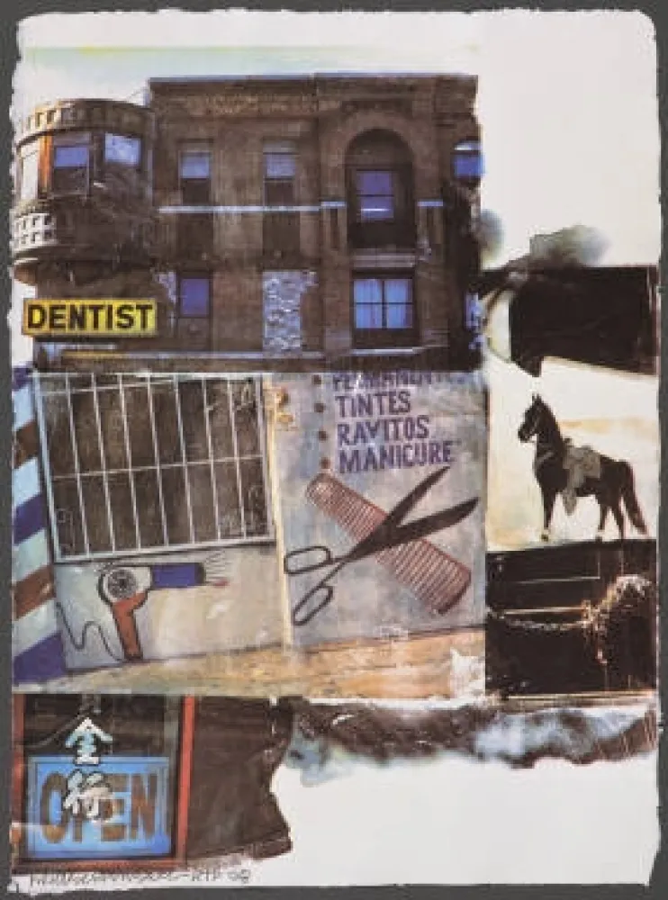 シルクスクリーン Rauschenberg - L.A. Uncovered #10