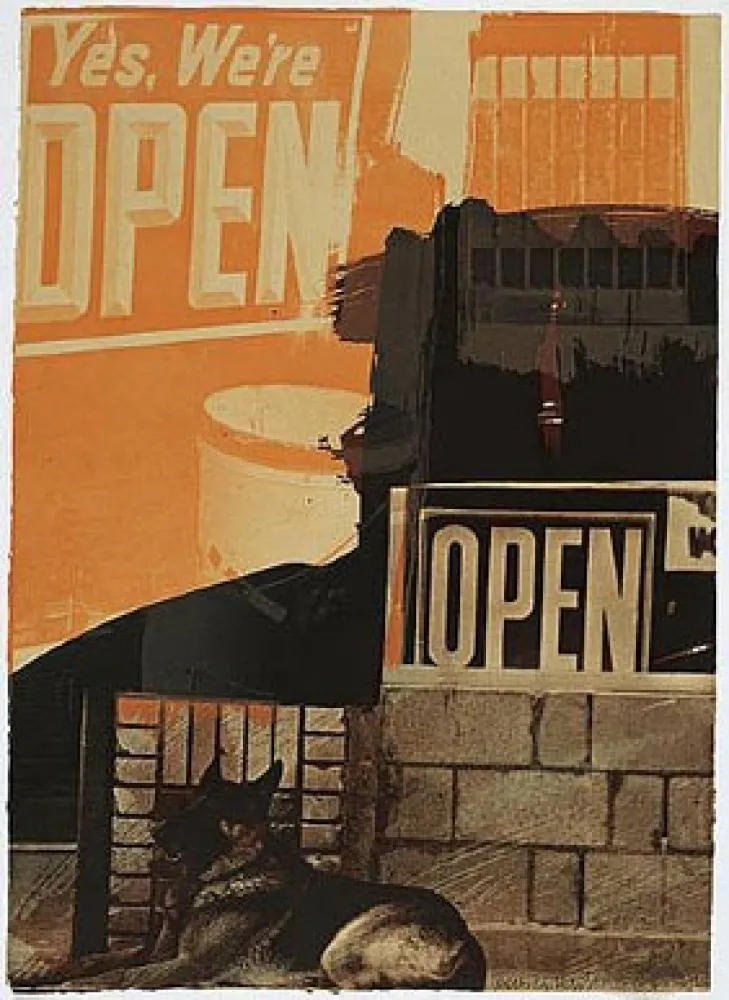 リトグラフ Rauschenberg - Murmurs