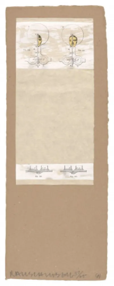 多数の Rauschenberg - Plate I, from Shirtboards Morocco, Italy '52 Portfolio