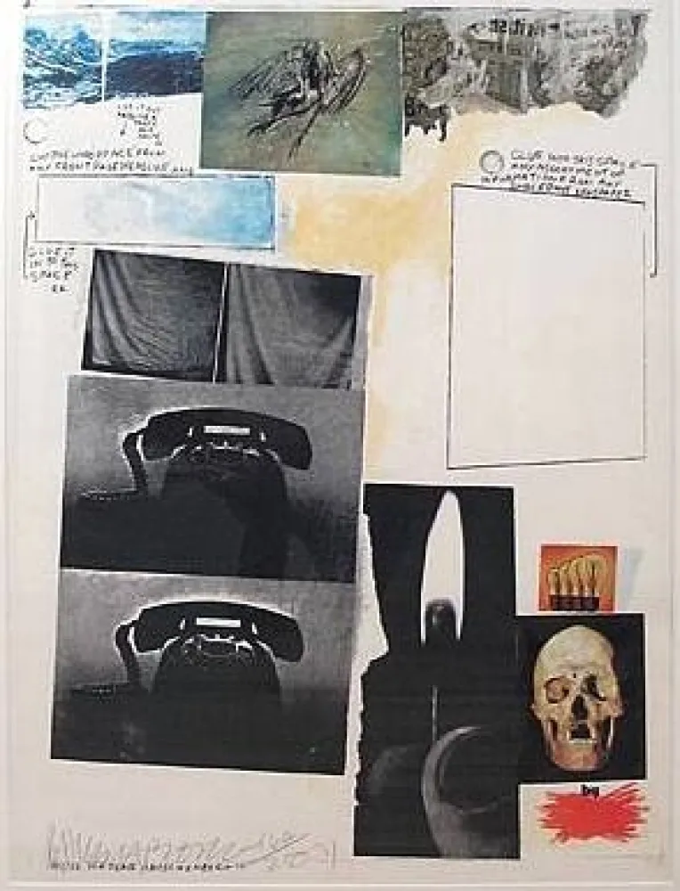 シルクスクリーン Rauschenberg - Poster for Peace