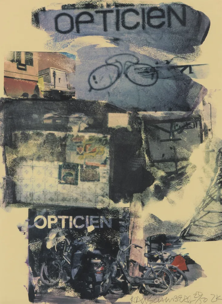 シルクスクリーン Rauschenberg - Site