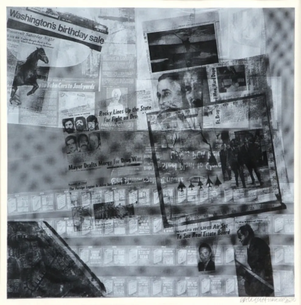 シルクスクリーン Rauschenberg - Surface series