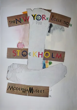 オフセット Rauschenberg - „The New York Collection of Stockholm. Moderna Museet.“ 