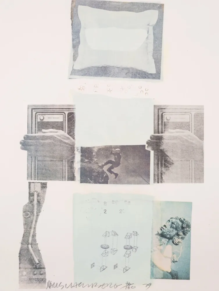 オフセット Rauschenberg - Two Reasons Birds Sing, from Suite of Nine Prints