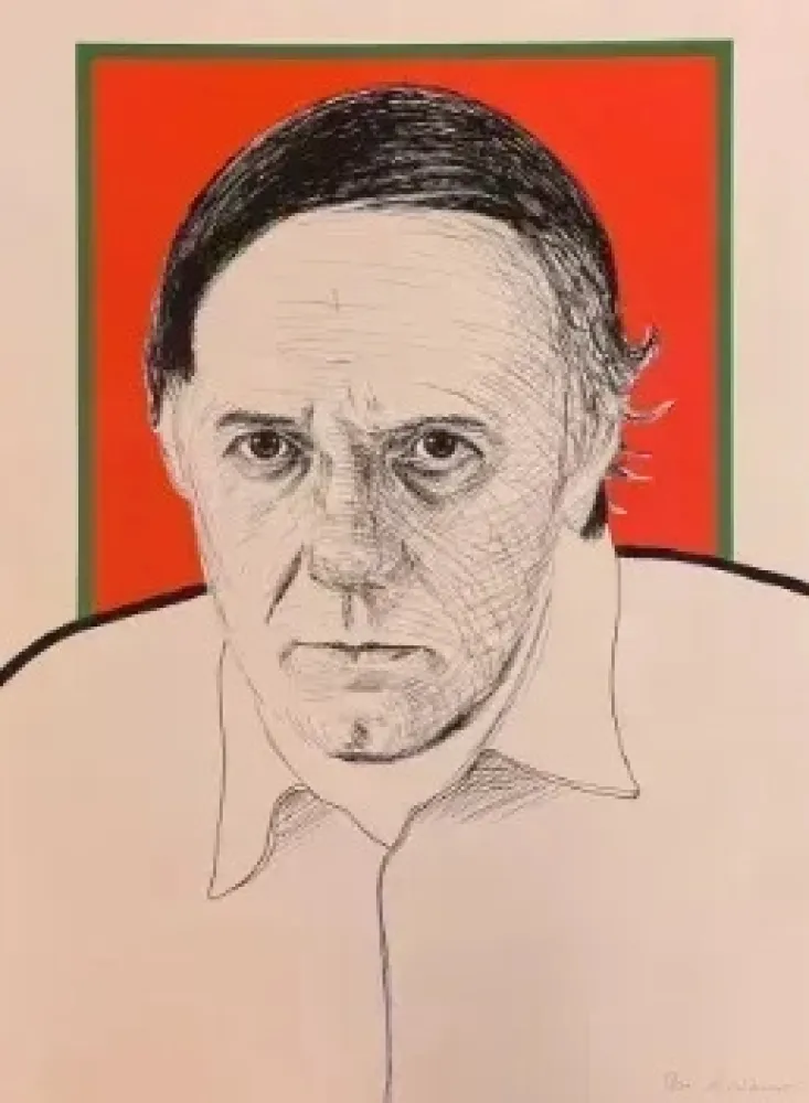 シルクスクリーン Raveel - Autoportrait