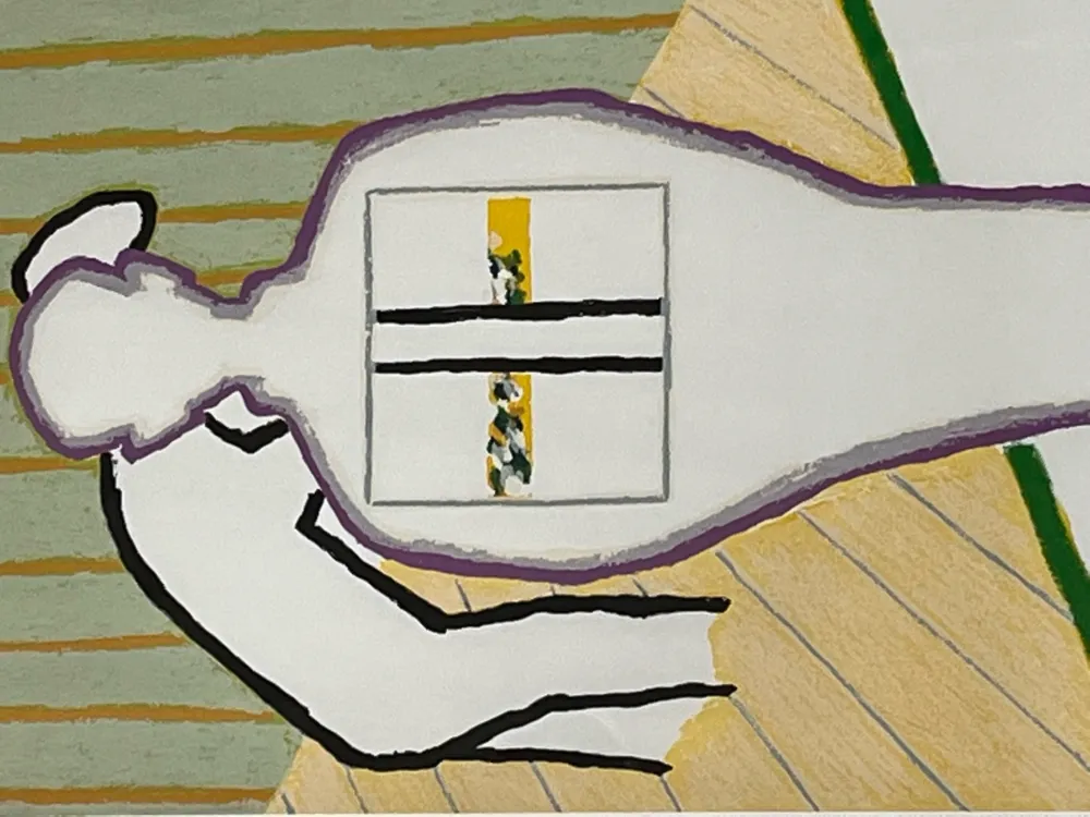 リトグラフ Raveel - Vader en zoon (ii)