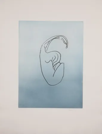 アクチアント Ray - Man Ray (1890–1976) - Anatoms without Rime or Reason for Every Season - Aquatint and soft ground on paper - 1970